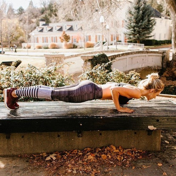 Onzie Levels High Waist Graphic Leggings XS - Picture 3 of 8